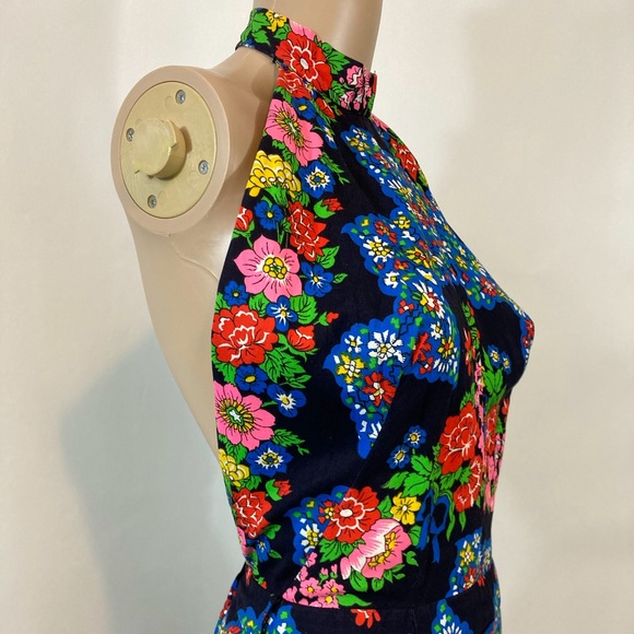 60’s Backless Bohemian Maxi - Picture 1 of 7